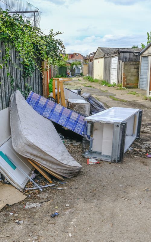 fly tipped electrical waste